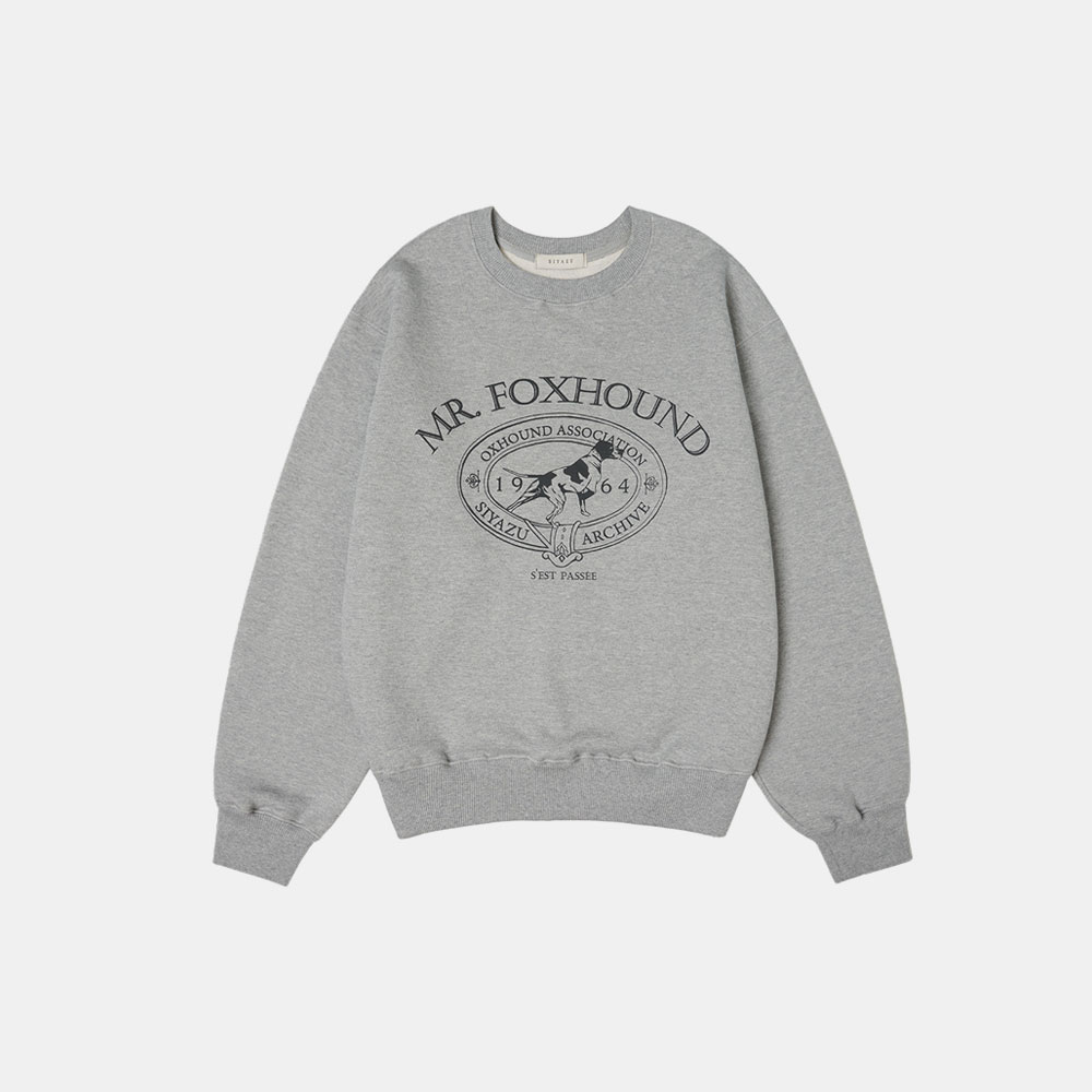 [10/21 예약발송]SI TP 5042 Foxhound Sweat shirt_Melange gray