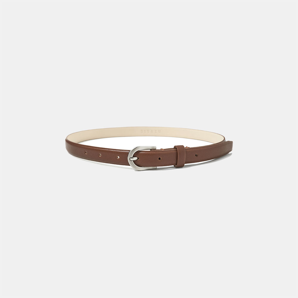 SIAC3013 leather belt_Brown